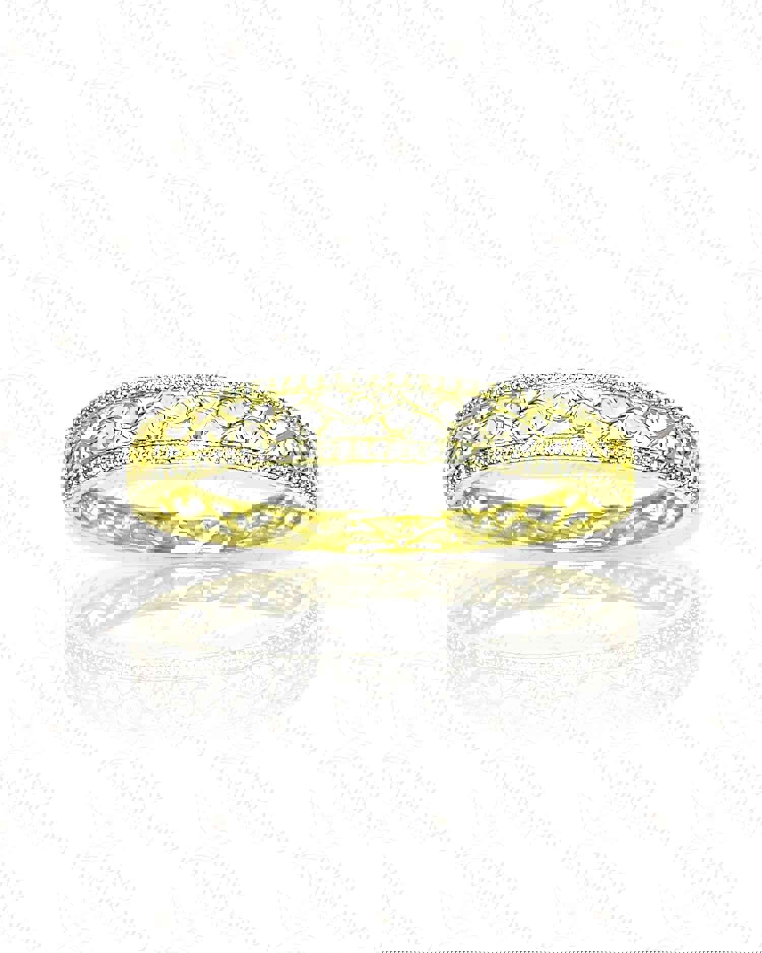 High Quality Flower Vines Design Bracelet C251 - 14K Laminated Gold