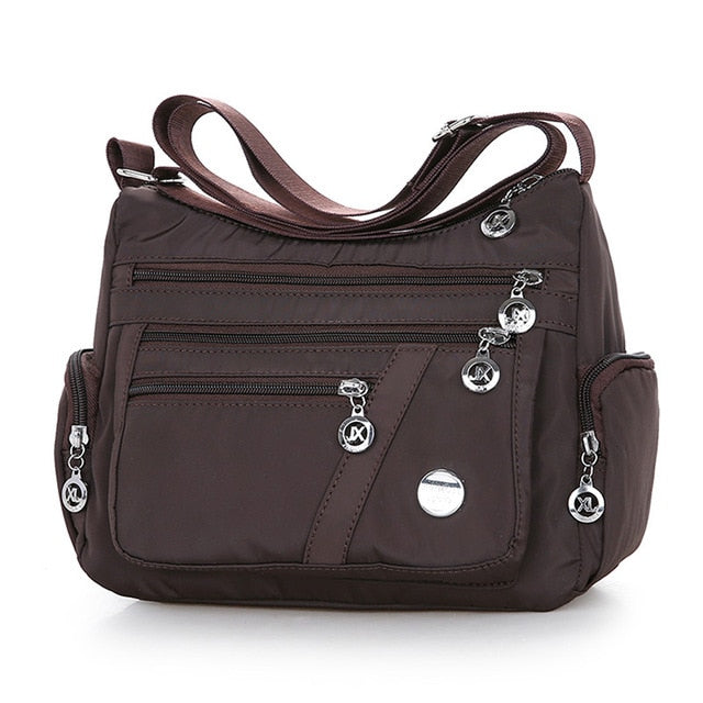 Fashion Women's Waterproof Nylon Shoulder Messenger Bag
