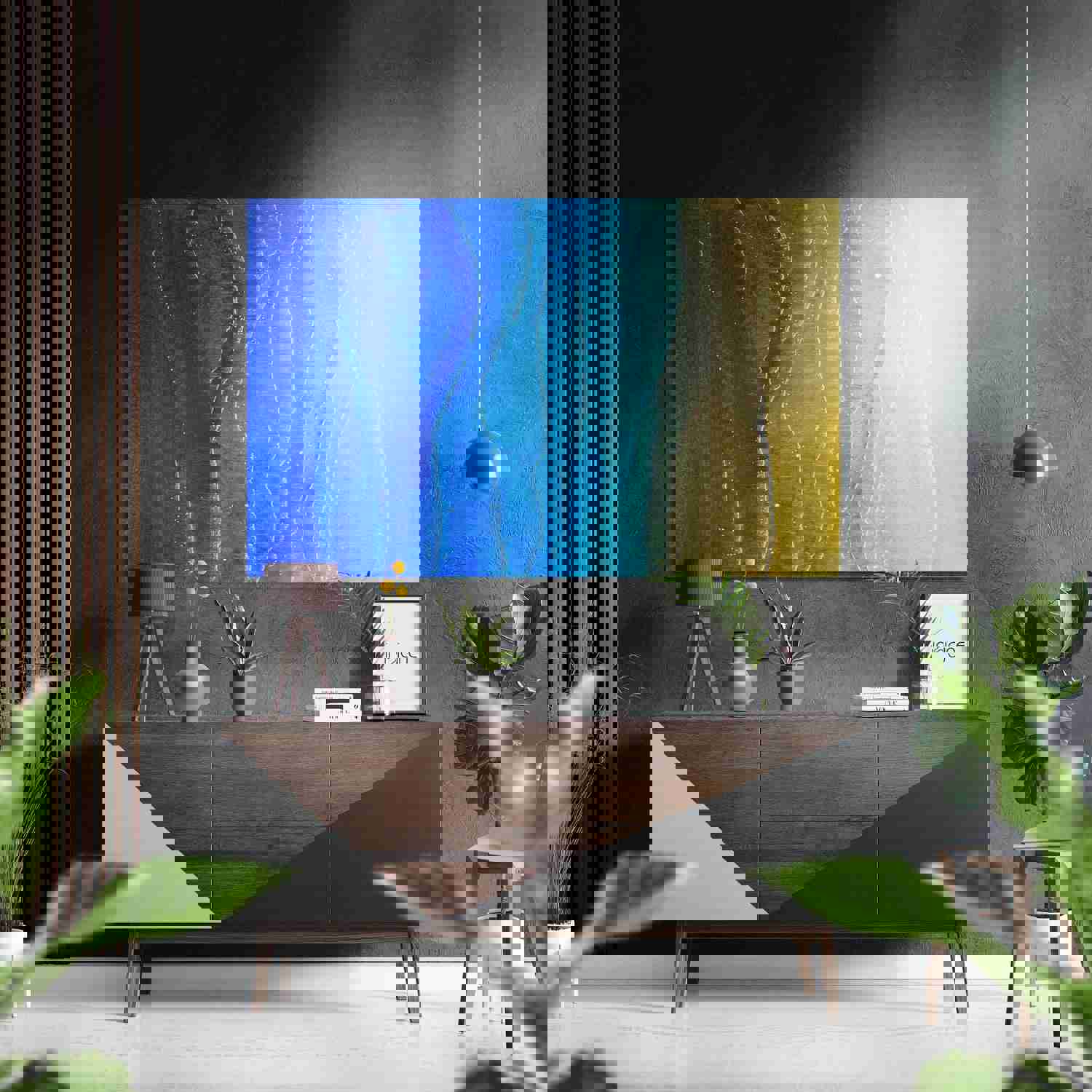 Beach Brushed Aluminium Dibond Wall Art