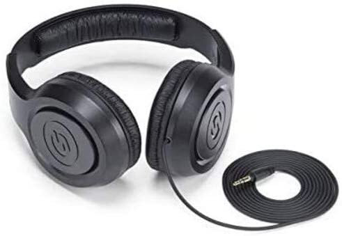 Audient Audio Nero Desktop Monitor Controller with Samson Stereo Headphones and XLR Mic Cable