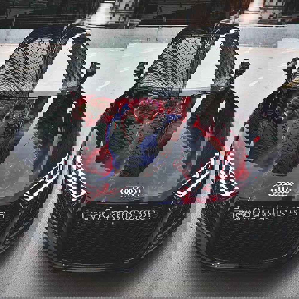 Akuma Street Fighter Itasha Car Vinyl Hood Wrap Decal Sticker