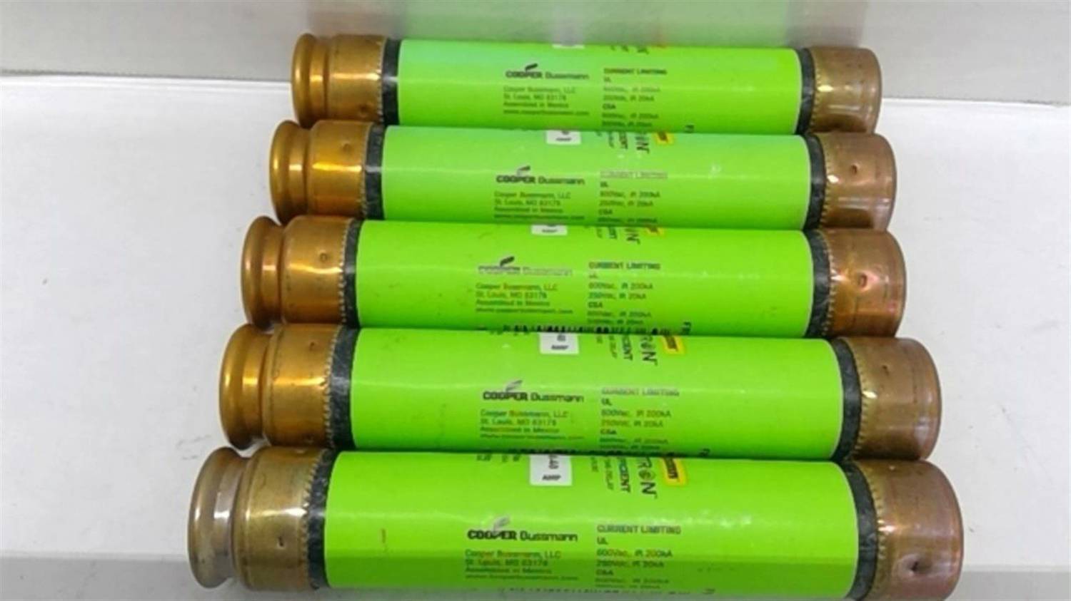 Bussmann FRSR40 Energy Efficient Dual Element Time Delay Fuse - Lot of 5