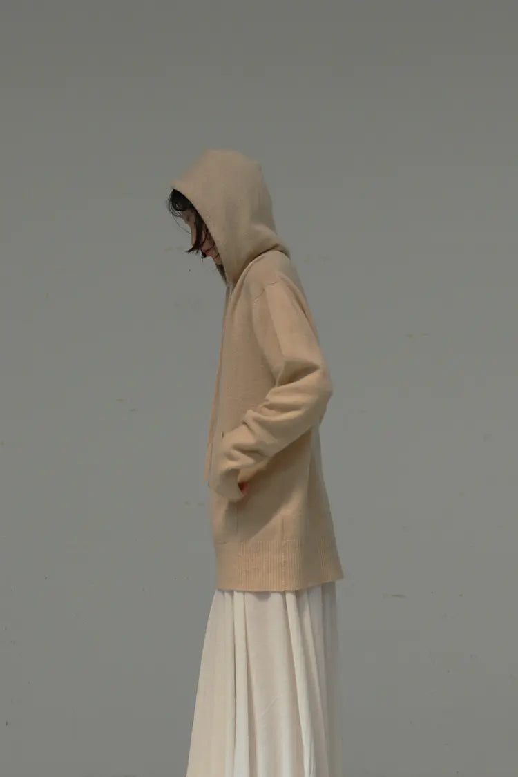 Ryan Roche Cashmere Loose Fit Hoodie