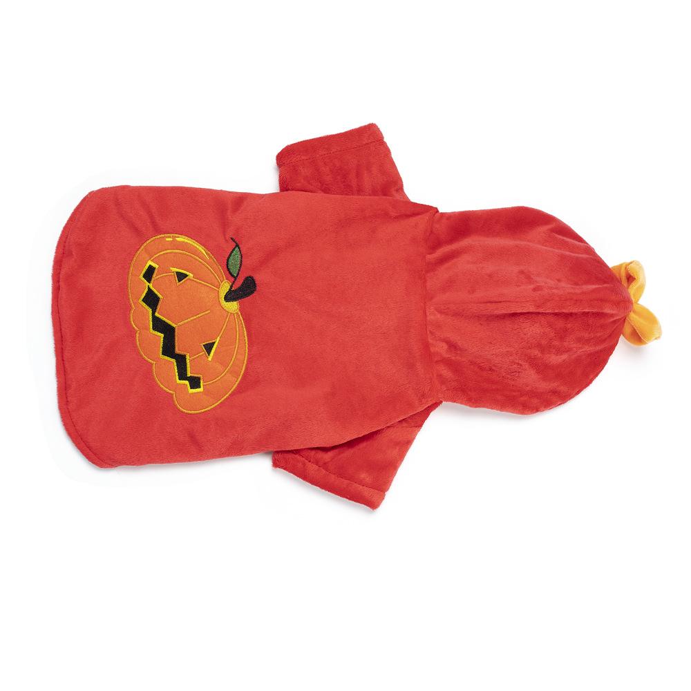Halloween Pumpkin Hoodie for Dogs and Cats - Cute Pet Costume