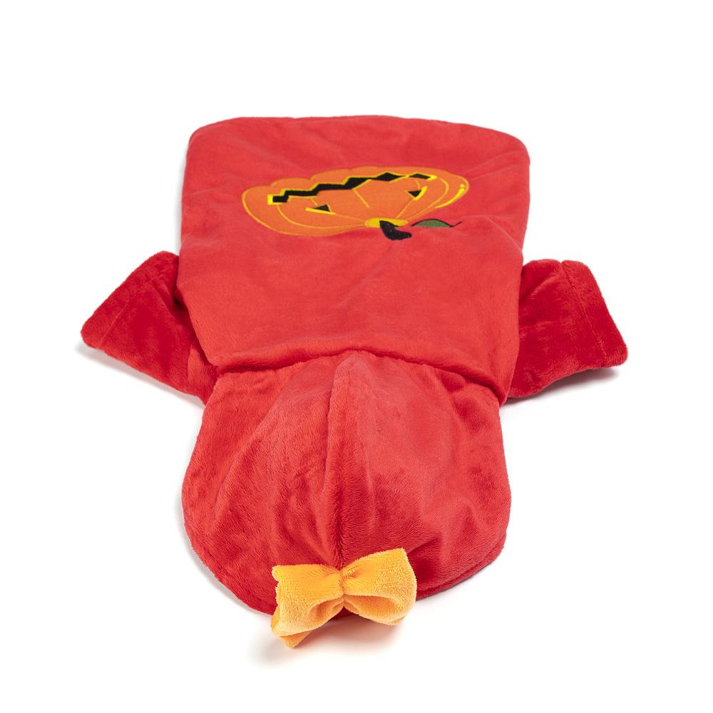 Halloween Pumpkin Hoodie for Dogs and Cats - Cute Pet Costume