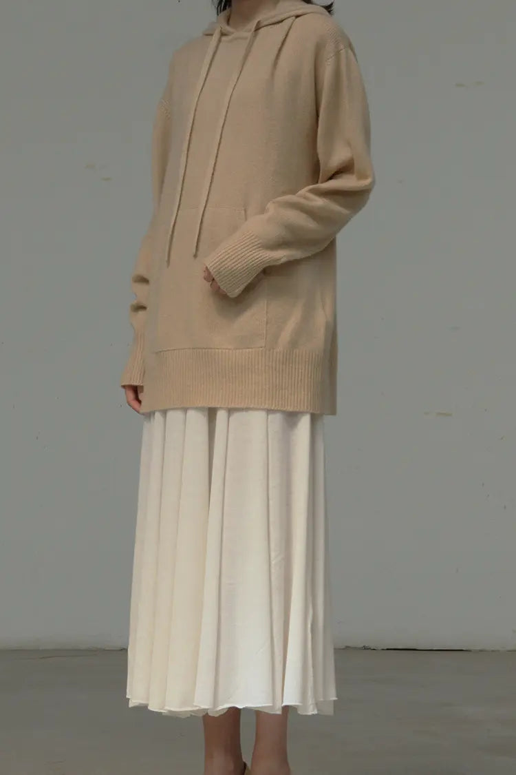 Ryan Roche Cashmere Loose Fit Hoodie