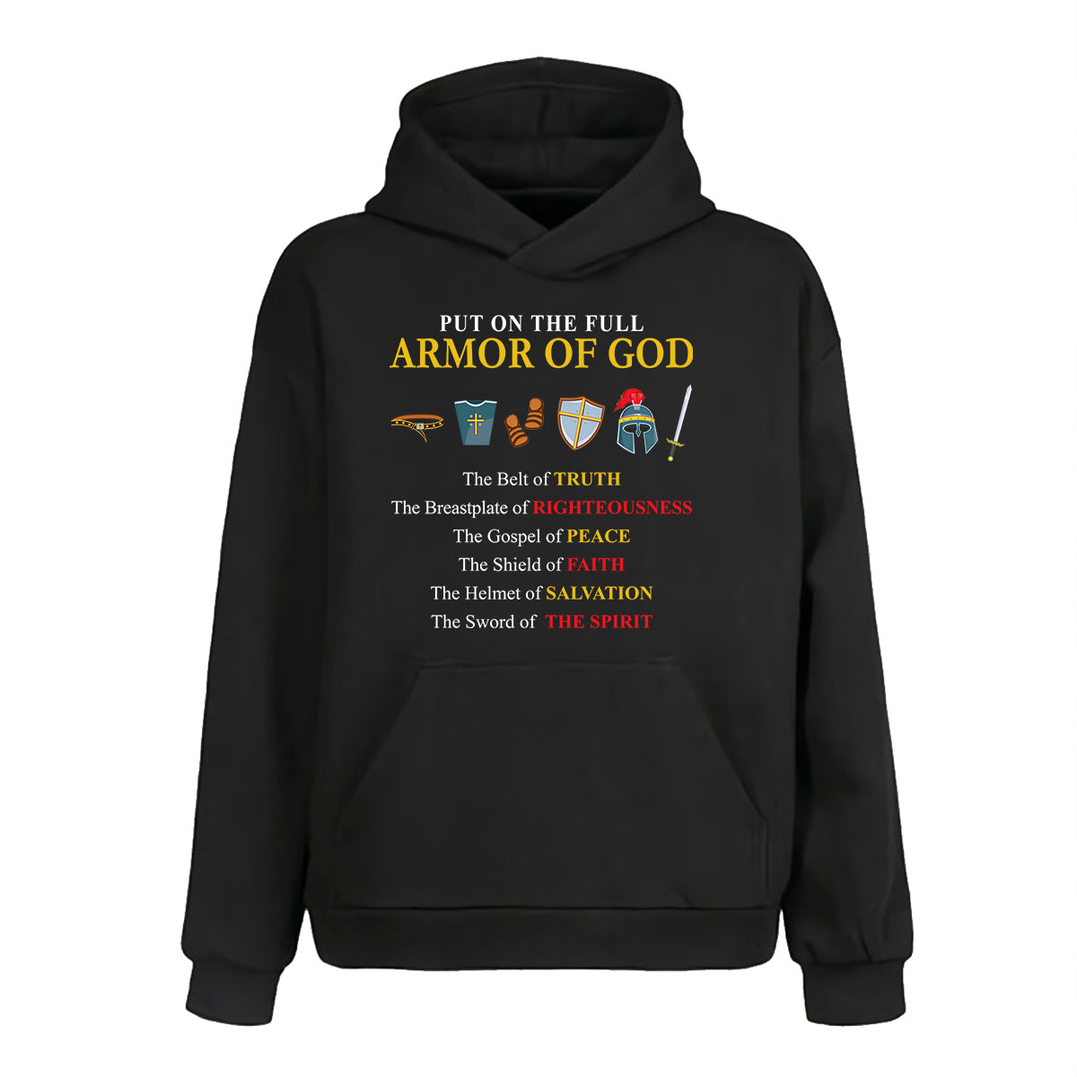 Put On The Full Armor Of God Sweater/Hoodie - Christian Gift for Faith Believers