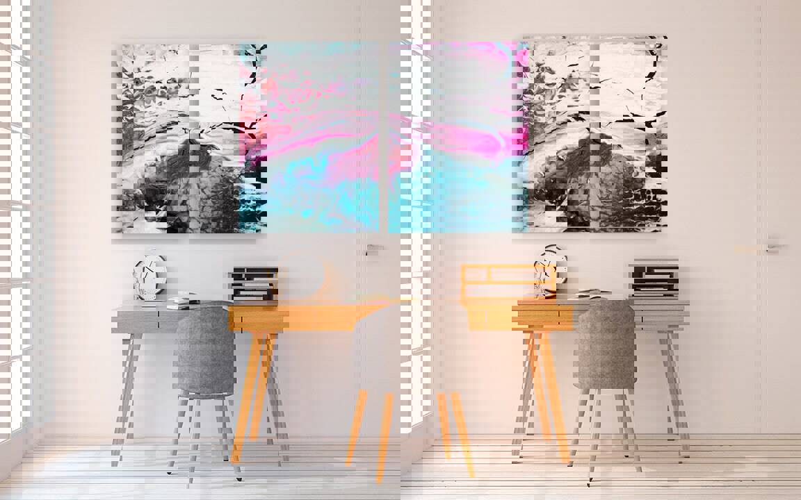 Abstract Wall Art Canvas Print - Large Painting for Bedroom, Kitchen, Living Room Decor