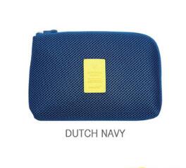 Lkblock Fashion Travel Zipper Cosmetic Bag for Women with USB Data Cable and Headset Storage