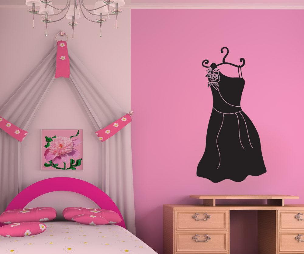 Vinyl Wall Decal Sticker Formal Dress #OS_DC597 - Removable & Easy to Apply