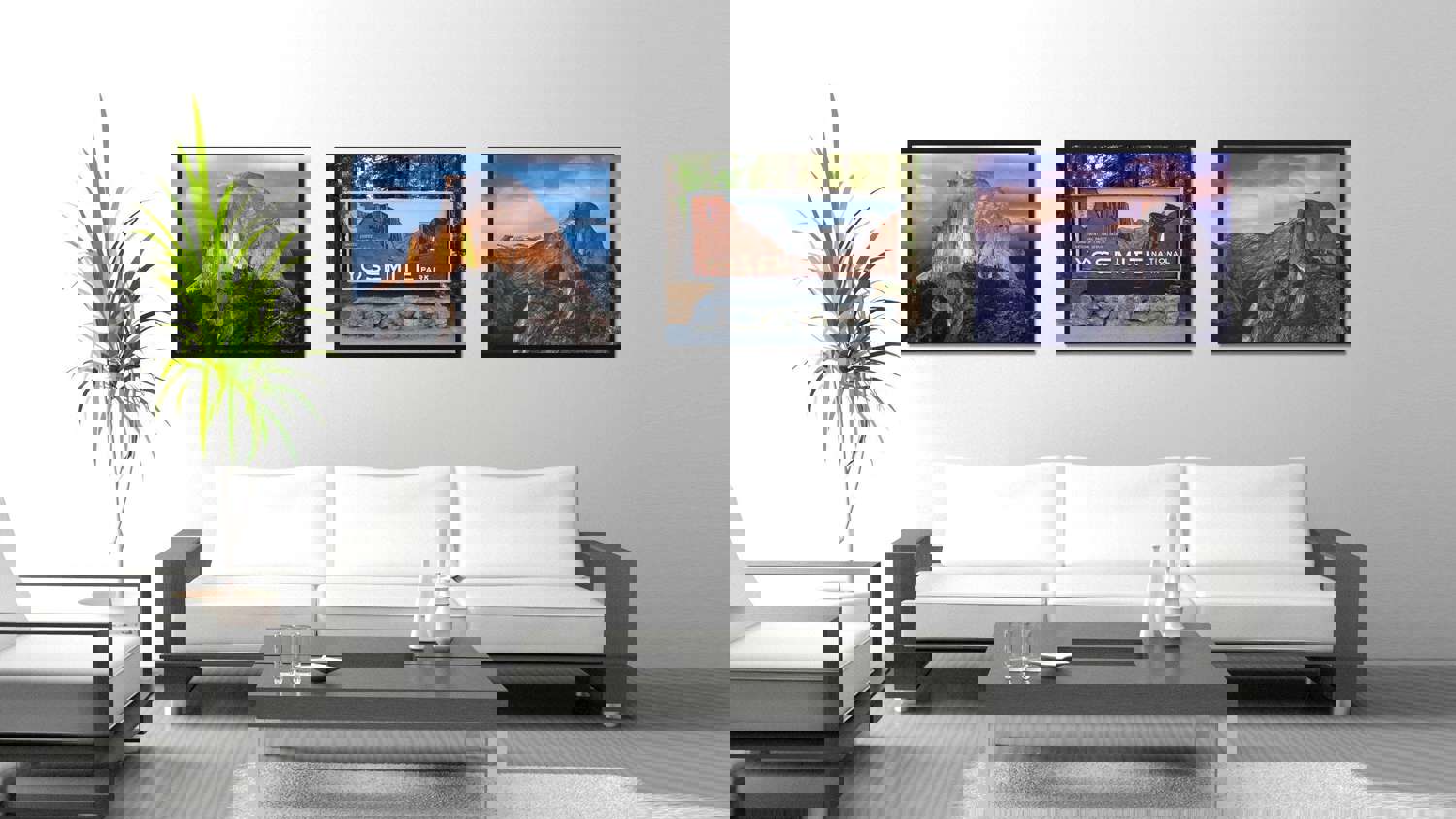 Half Dome California Landscape Canvas Print Wall Art for Home Décor