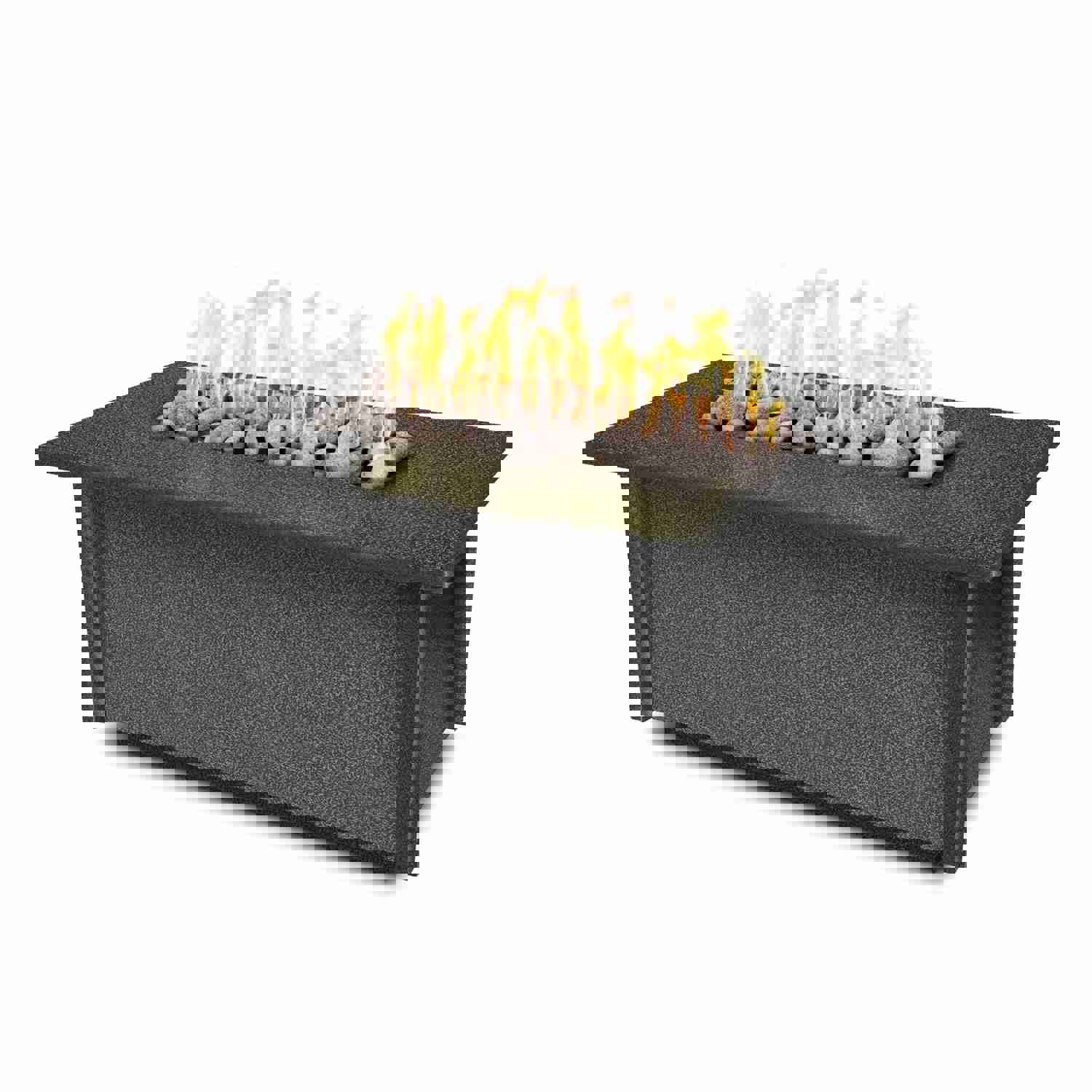 The Outdoor Plus 48 Rectangular Salinas Fire Table - Premium Powder Coated Metal