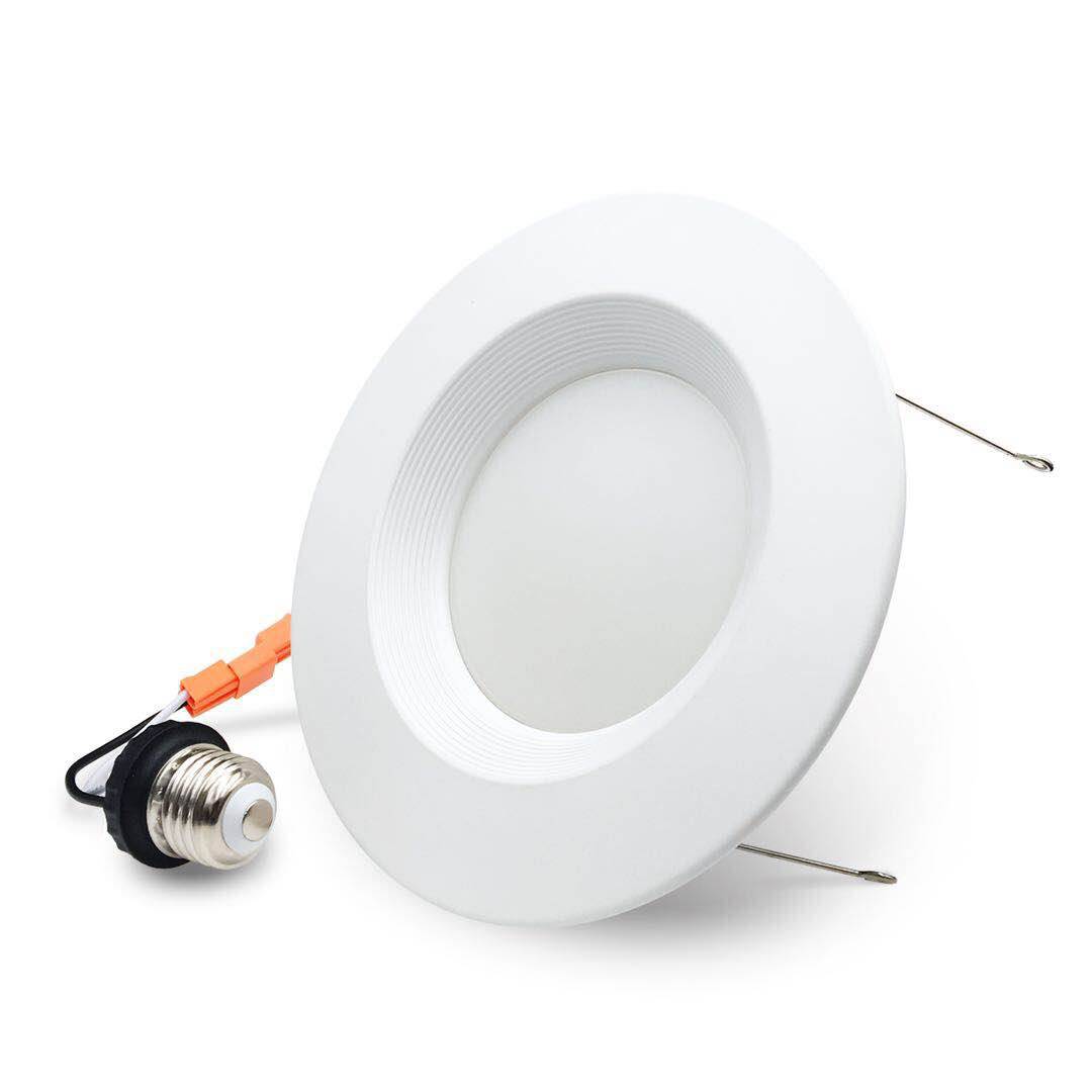 4 Inch Energy Efficient LED Baffle Retrofit Downlights - Wattage and CCT Tunable