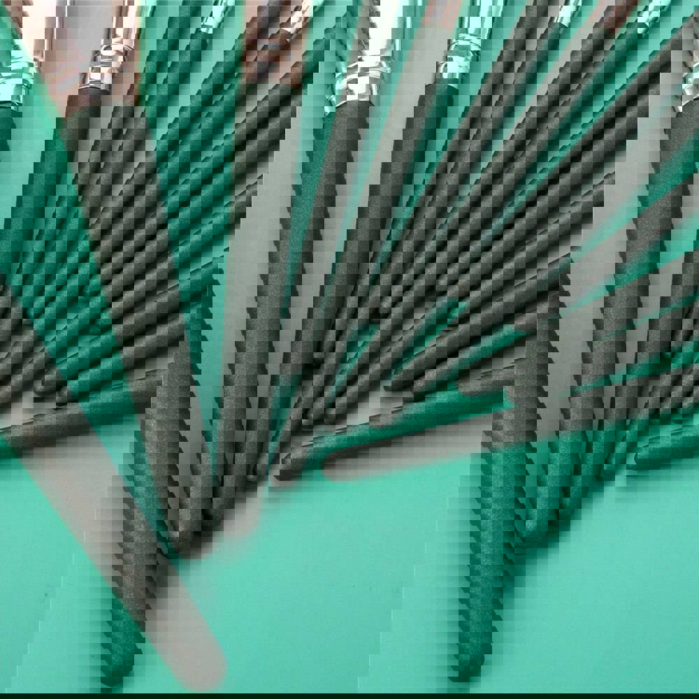 14pcs Professional Green Makeup Brushes Set - Soft Synthetic Hair for Foundation, Blush, Eyeshadow & More