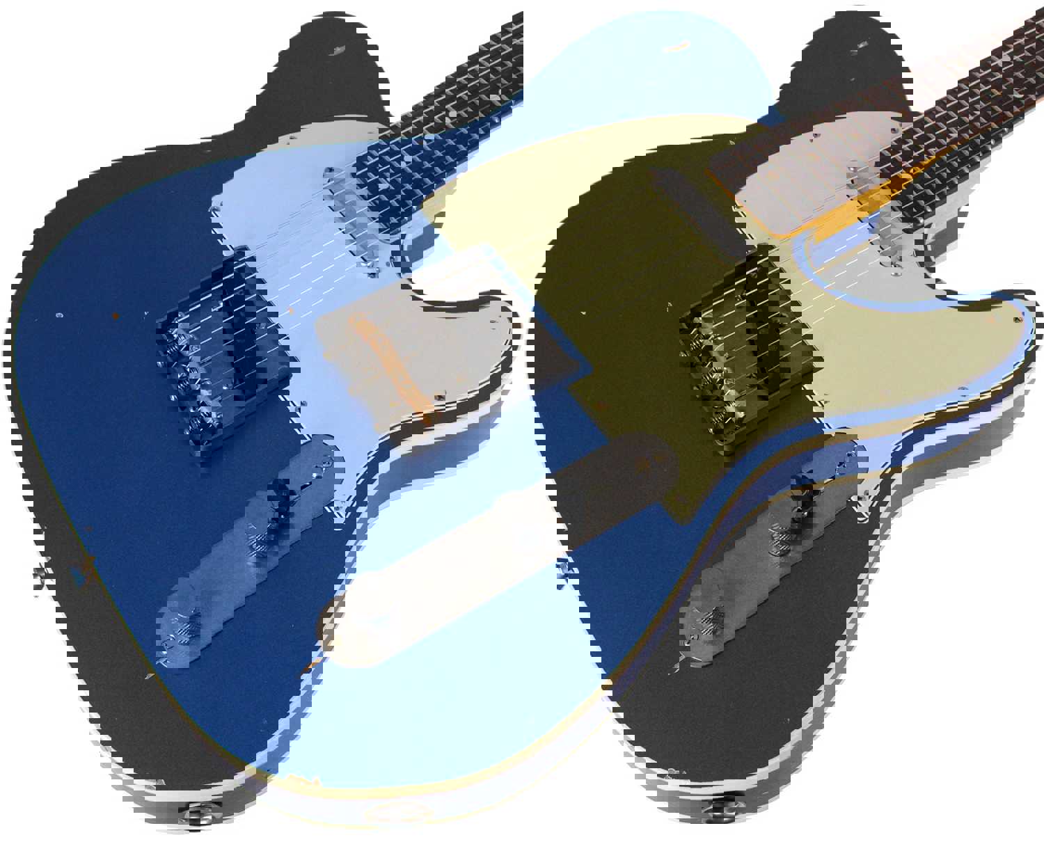 Nash TC-63 Guitar, Double Bound, Lake Placid Blue, Light Aging