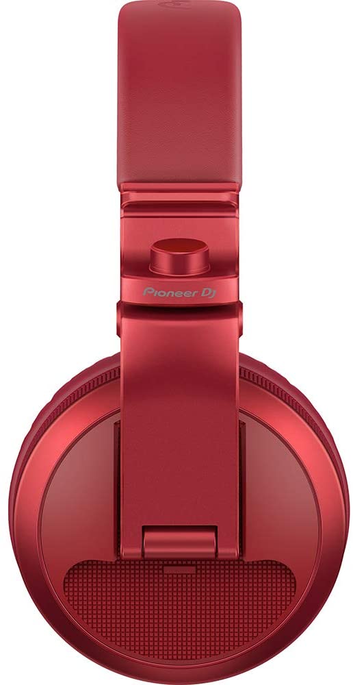 Pioneer DJ HDJ-X5BT-R Wireless Bluetooth DJ Headphones with 40mm Drivers and Detachable Cable - Red
