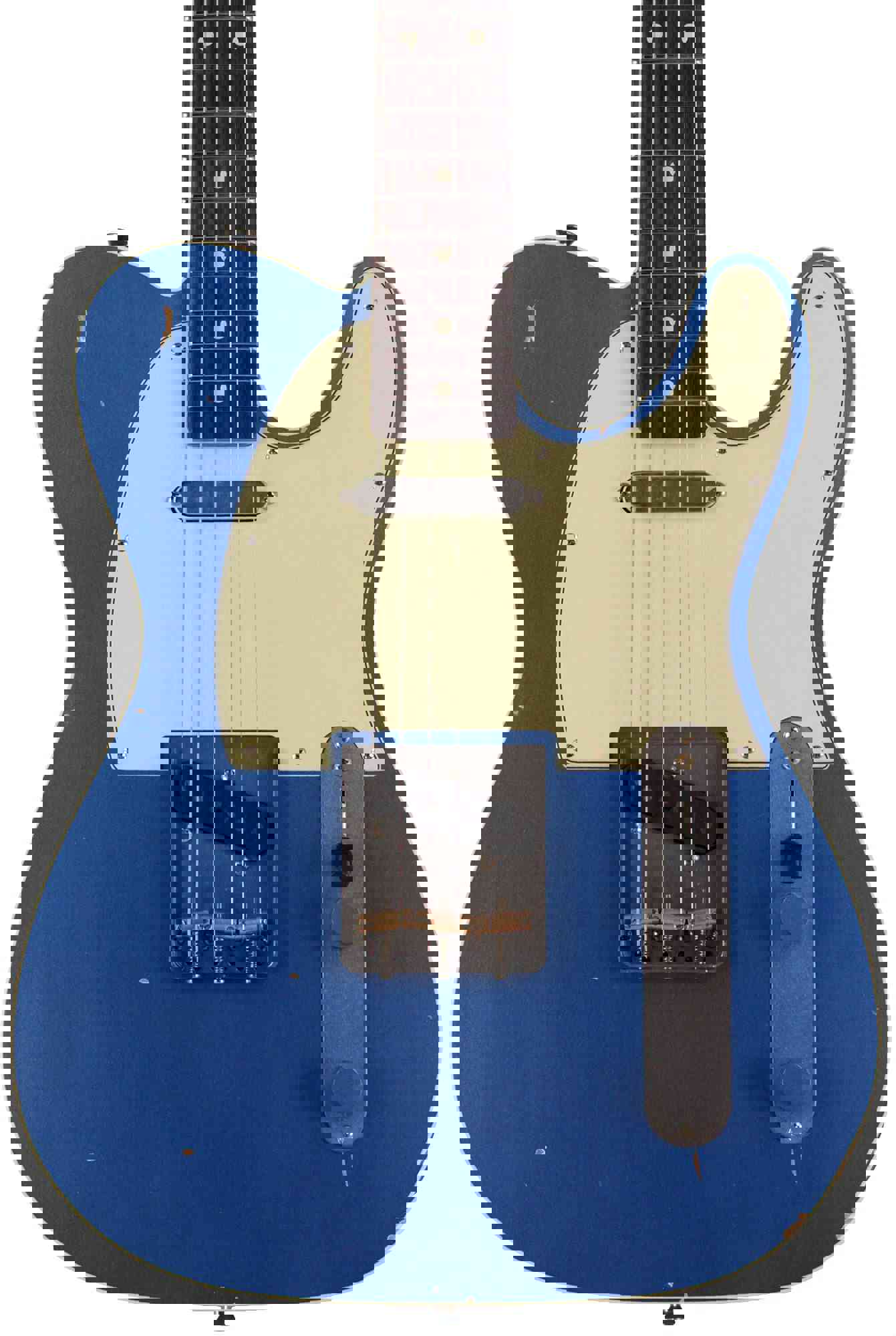 Nash TC-63 Guitar, Double Bound, Lake Placid Blue, Light Aging