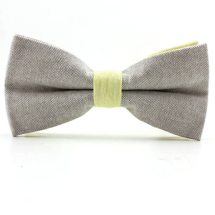 Men's Cotton Bow Tie - Fashionable Tuxedo Accessory