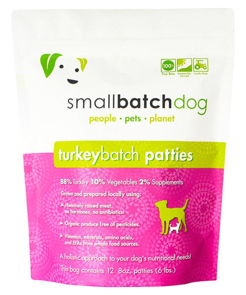 Smallbatch Frozen Raw Dog Food - Turkeybatch