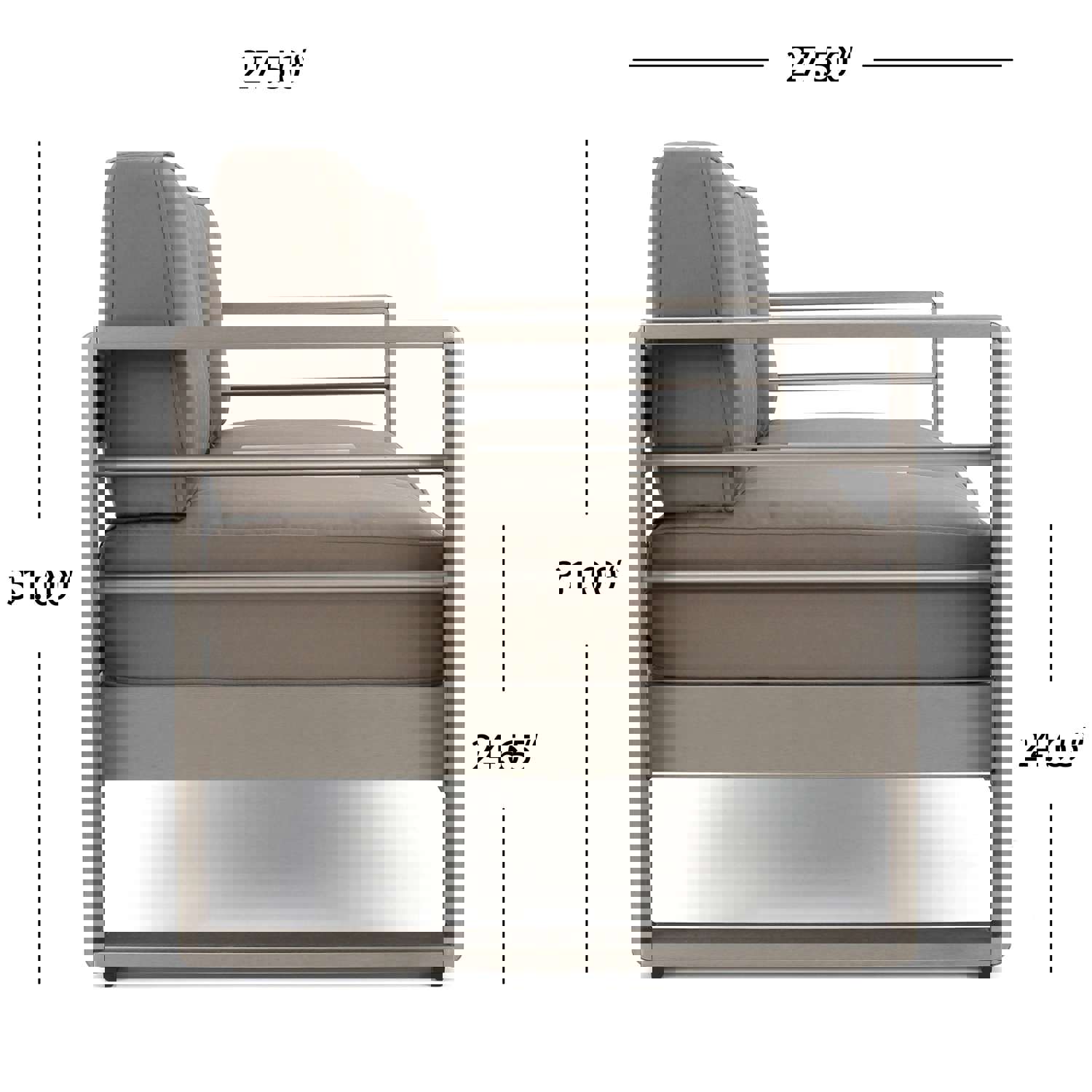 Coral Outdoor Aluminum 7 Seater Chat Set with Fire Pit