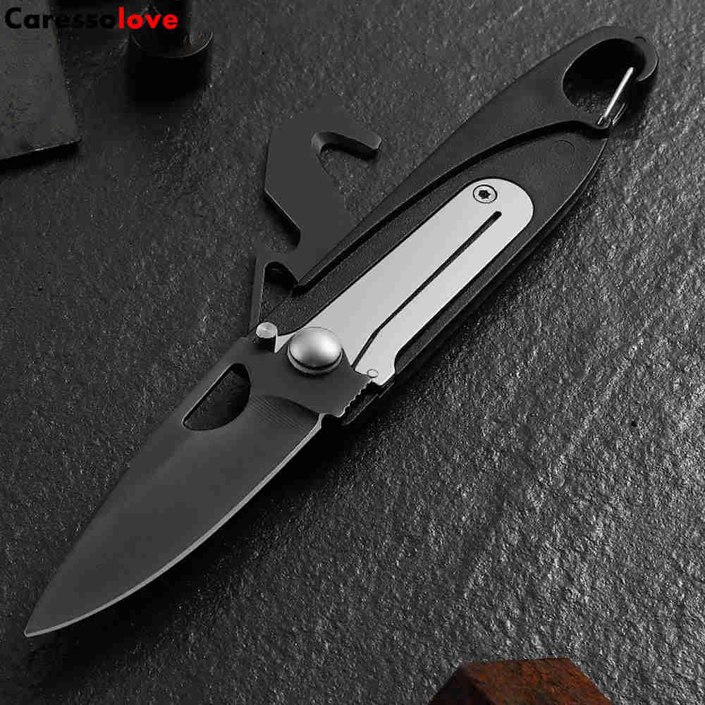 Caressolove Multifunctional Folding Pocket Knife - 7-in-1 EDC & Outdoor Multi Tool