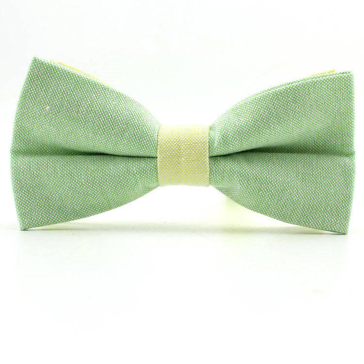 Men's Cotton Bow Tie - Fashionable Tuxedo Accessory