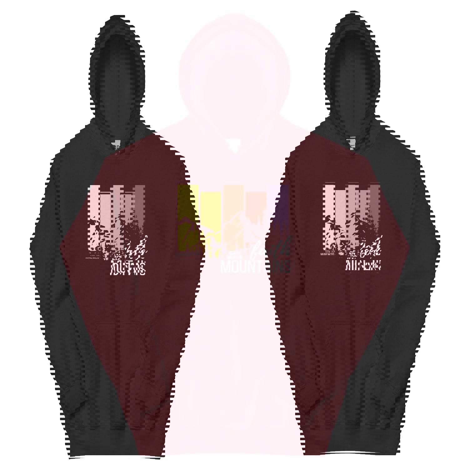 Faith can move mountains | Matthew 17:20 | Women's Hoodie