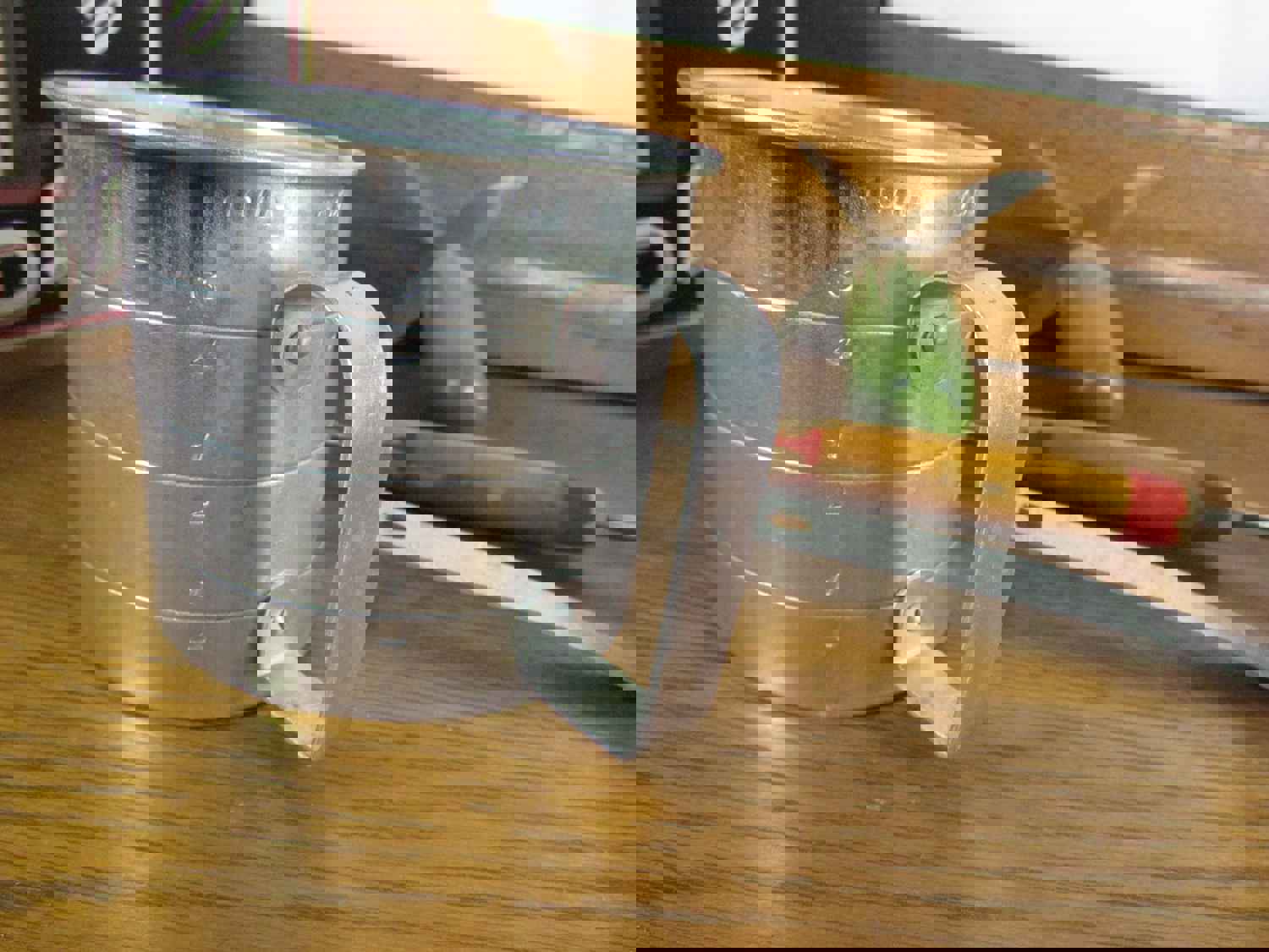 Vintage Kitchen Gadget Set - Measuring Cup, Strainer, Melon Ball, 4 Blade Chopper