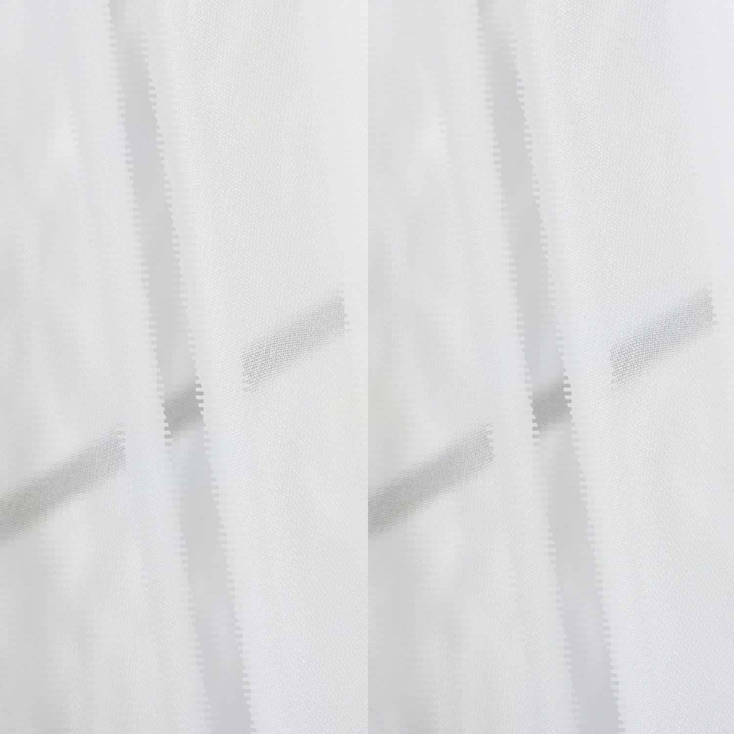 Custom Sheer Curtains with 5 Color Options, Adjustable Voile Drapery, Rod Pocket Panels