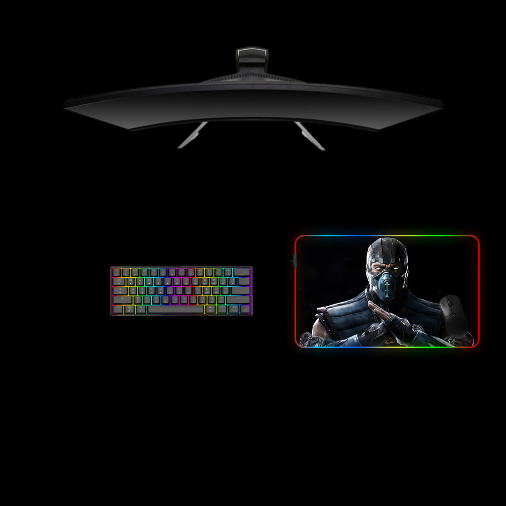 Sub-Zero Design RGB Gaming Mouse Pad with LED Lighting - M-XXL Size