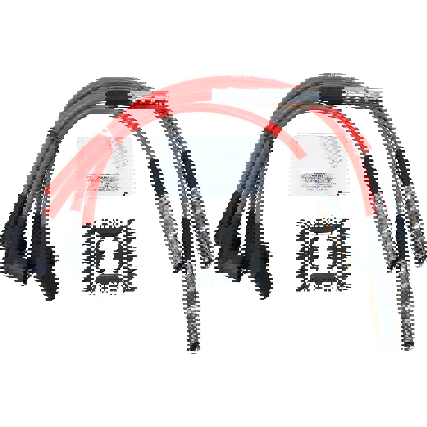 Tune Up Set Ignition Coil Pack With Towers in a Single Row and Performance Spark Plug Wire Set For 2001-2005 Volkswagen 2.0L L4