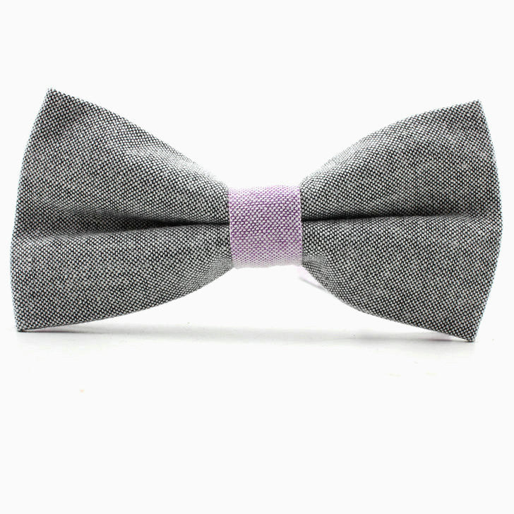 Men's Cotton Bow Tie - Fashionable Tuxedo Accessory