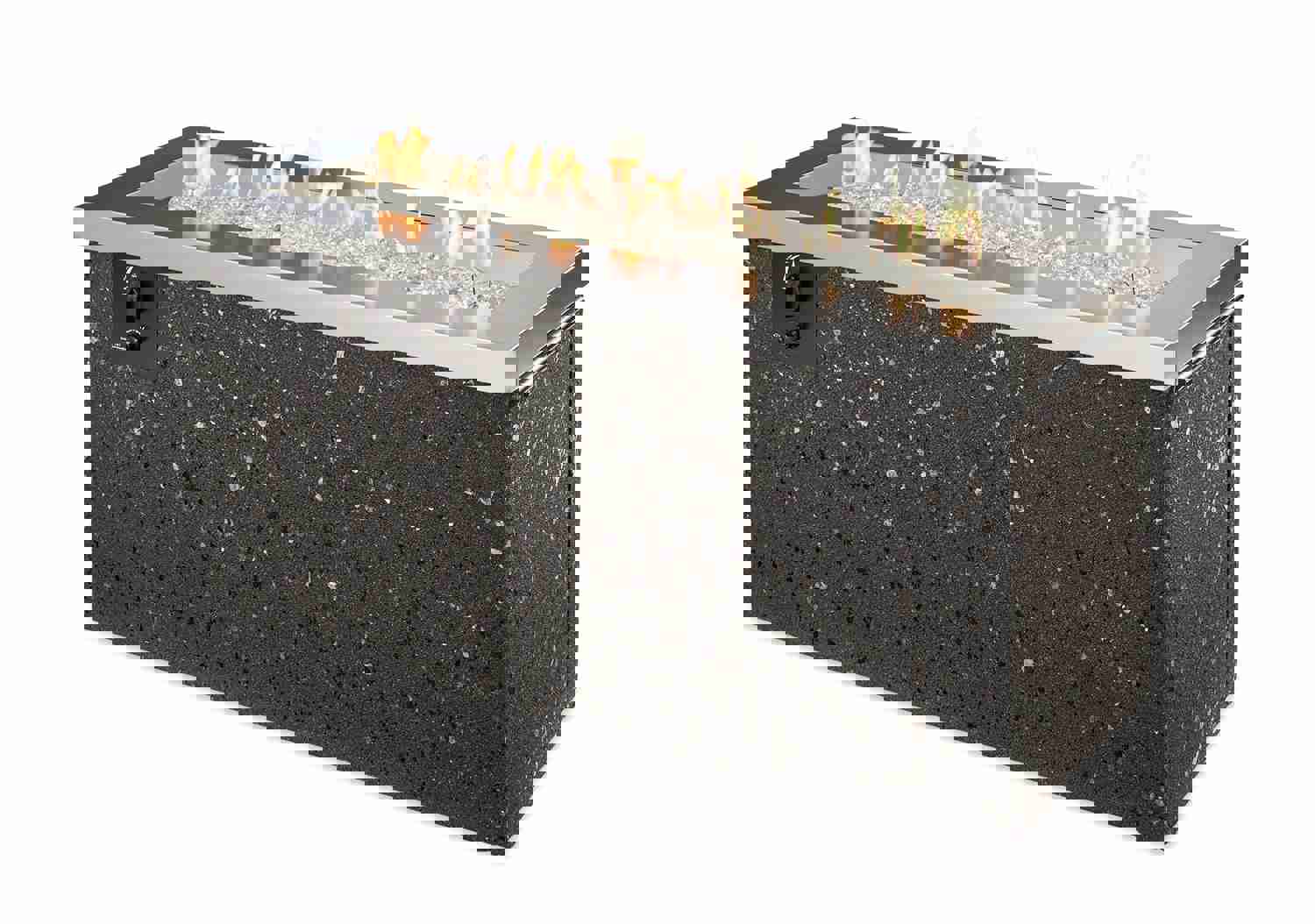 Outdoor Greatroom KL-1242-SS Stainless Steel Key Largo Linear Gas Fire Pit Table