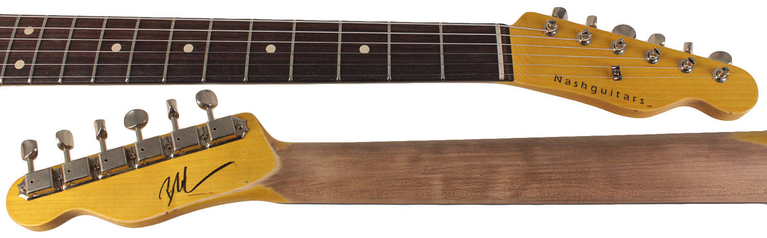 Nash TC-63 Guitar, Double Bound, Lake Placid Blue, Light Aging