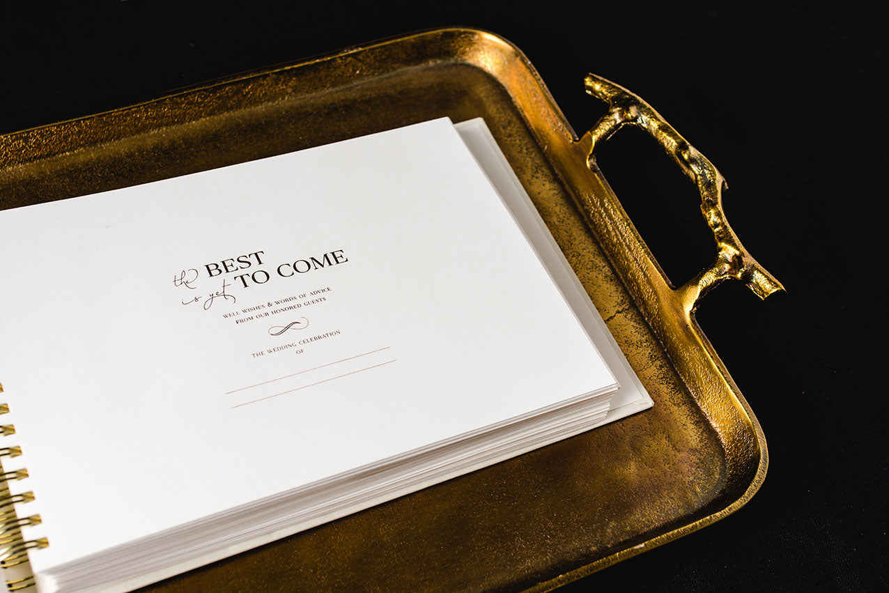 The Best is Yet to Come Wedding Guest Book