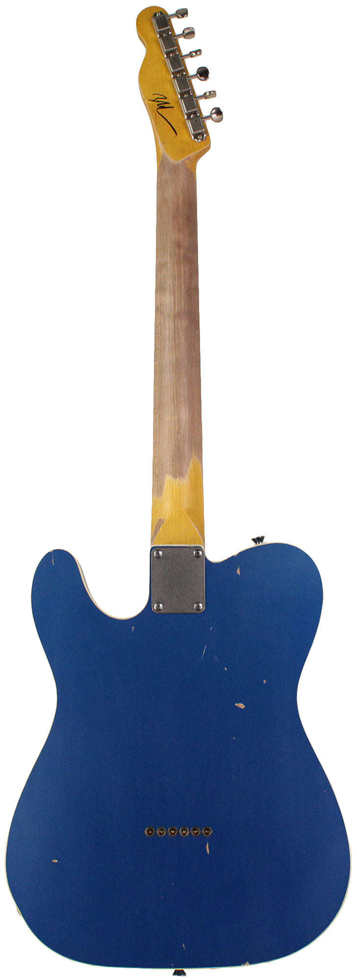 Nash TC-63 Guitar, Double Bound, Lake Placid Blue, Light Aging