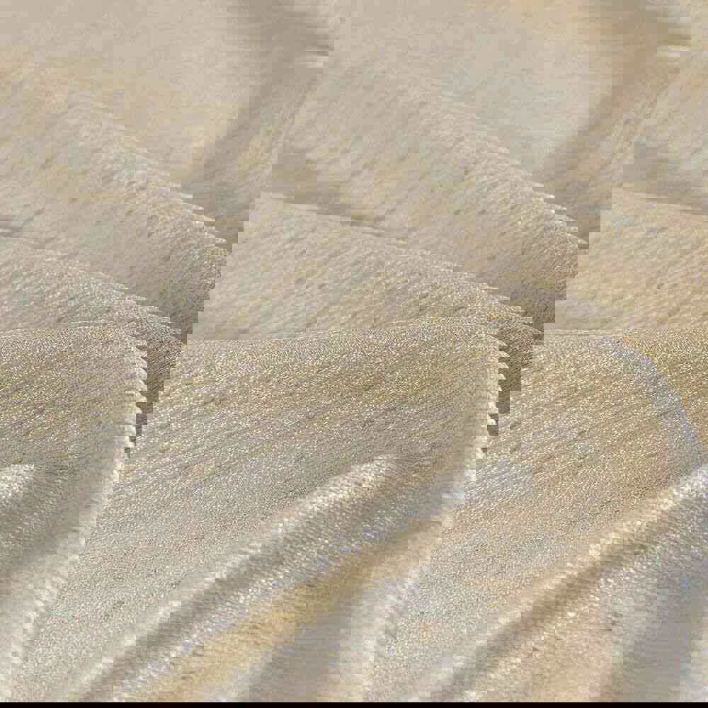 Linen Textured Sheer Curtains Rod Pocket Drapes for Bedroom (2 Panels)