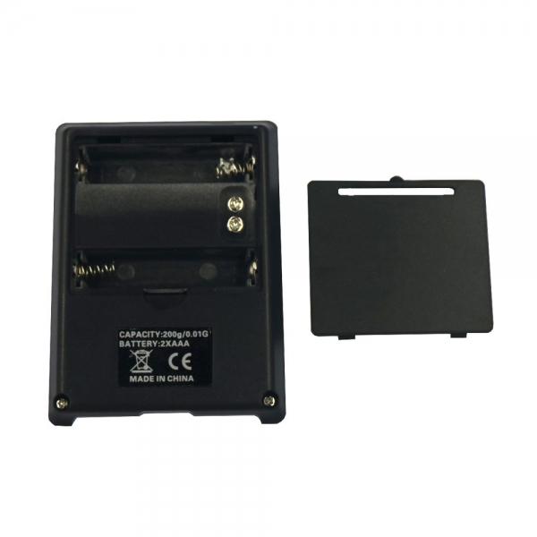 DS-18 200g / 0.01g 1.5inch LCD Precision Pocket Electronic Jewelry Scale Silver Gray