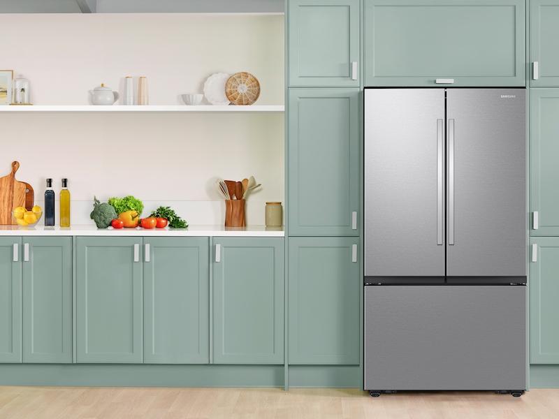 SAMSUNG 32 cu. ft. Mega Capacity 3-Door French Door Refrigerator with Dual Auto Ice Maker