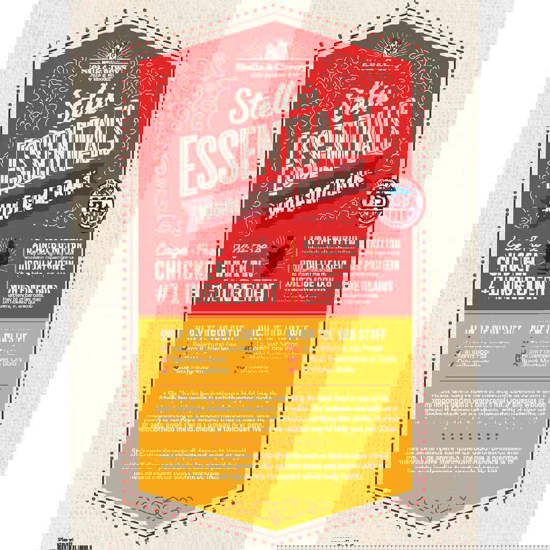 Stella's Essentials - Cage-Free Chicken & Ancient Grains Recipe, Dry Dog Food