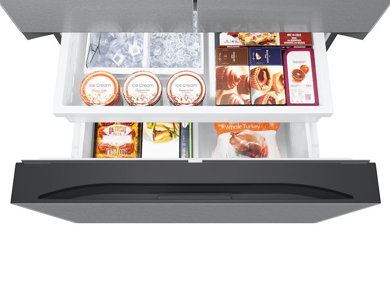 SAMSUNG 32 cu. ft. Mega Capacity 3-Door French Door Refrigerator with Dual Auto Ice Maker