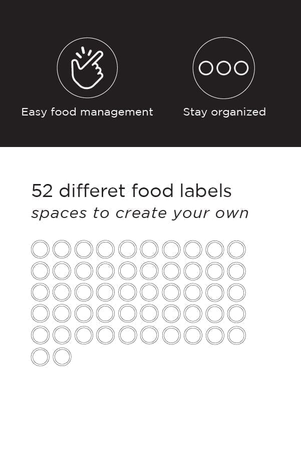 Maximizer Food Storage Magnet Label