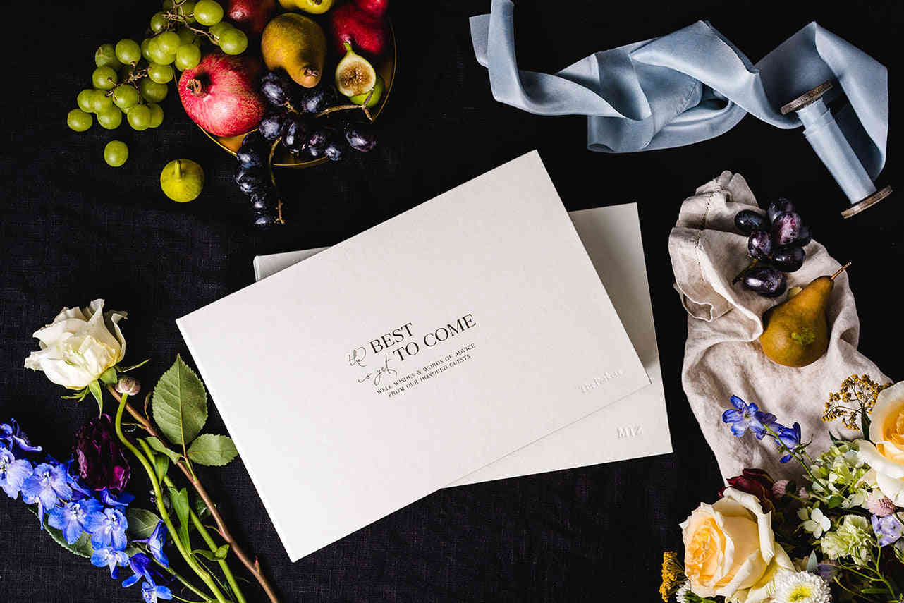 The Best is Yet to Come Wedding Guest Book