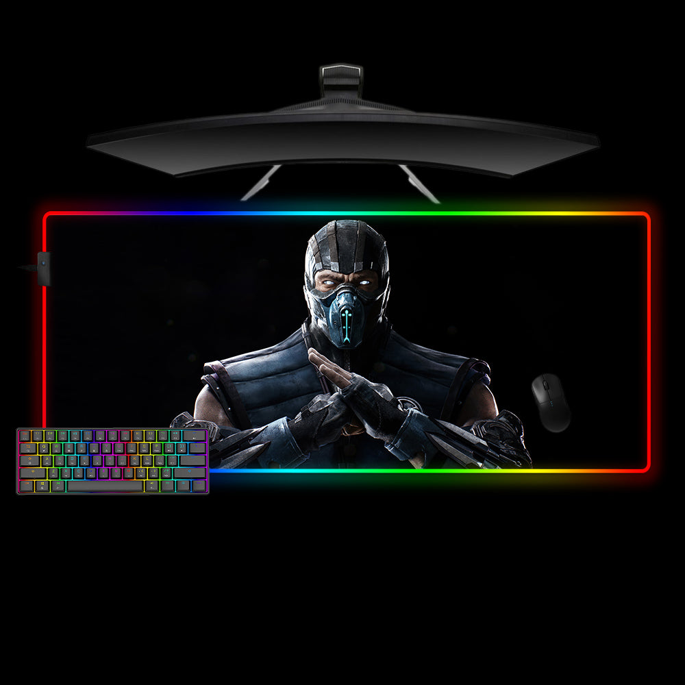 Sub-Zero Design RGB Gaming Mouse Pad with LED Lighting - M-XXL Size