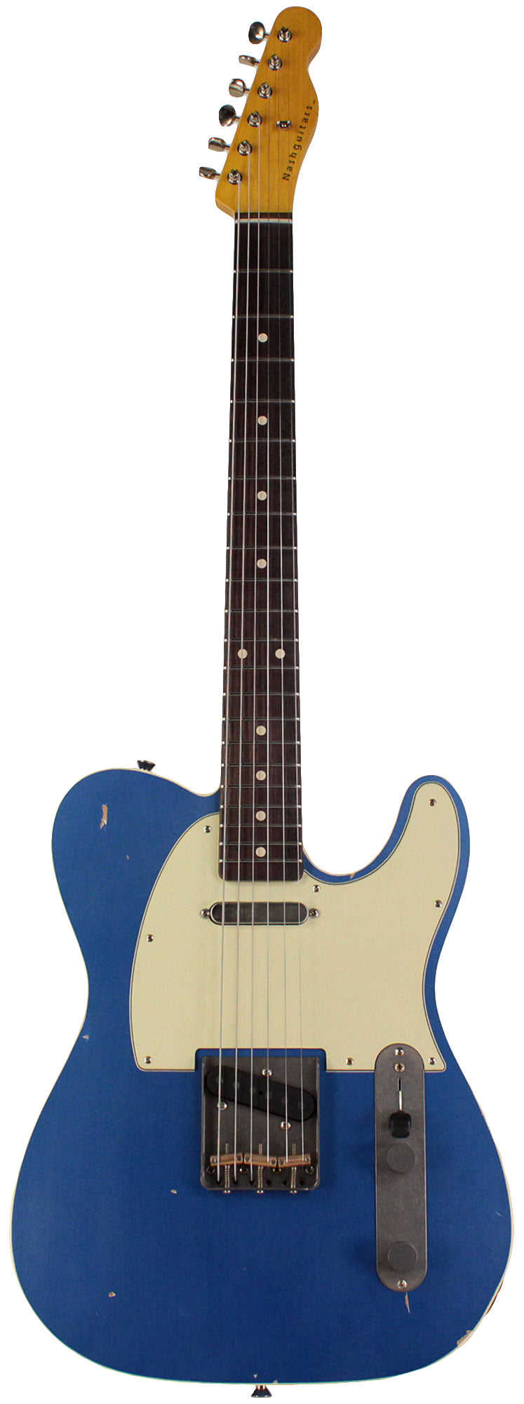 Nash TC-63 Guitar, Double Bound, Lake Placid Blue, Light Aging