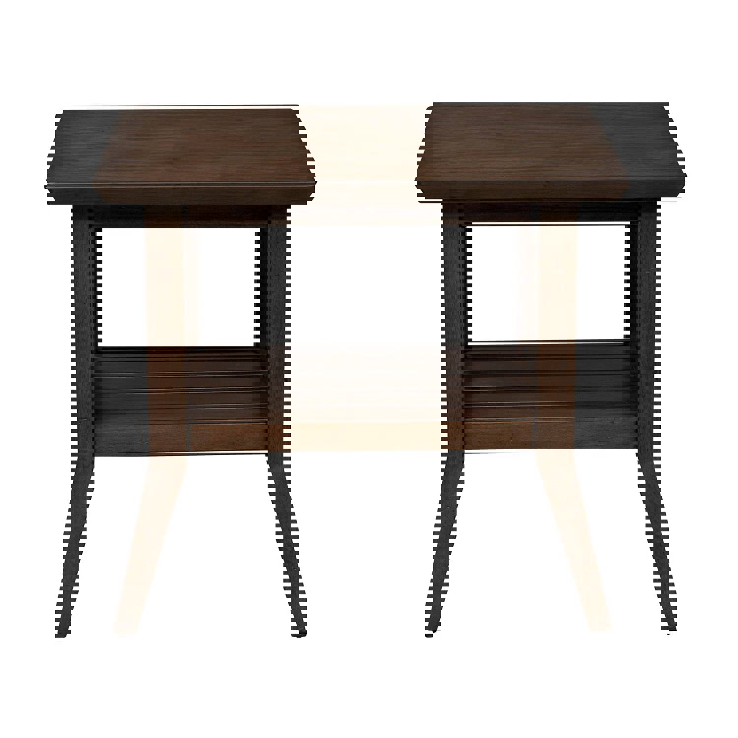 Ventura Blvd - Rectangular End Table - Dark Brown