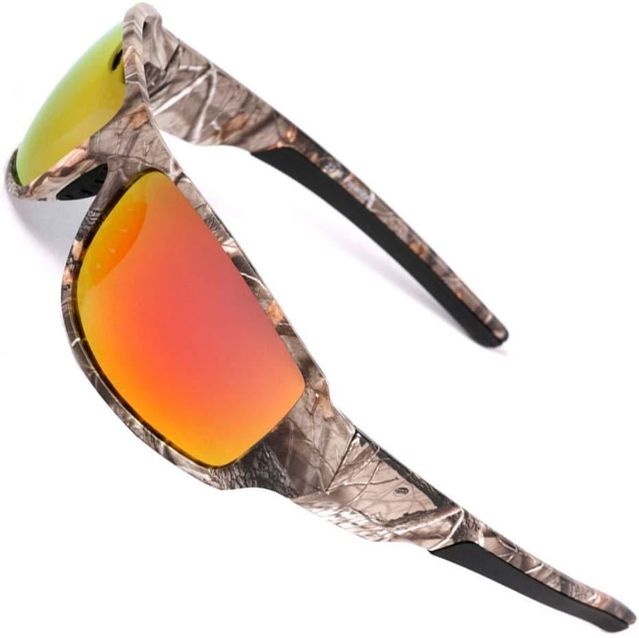 MOTELAN Polarized Outdoor Sports Sunglasses - TR90 Camo Frame for Men & Women