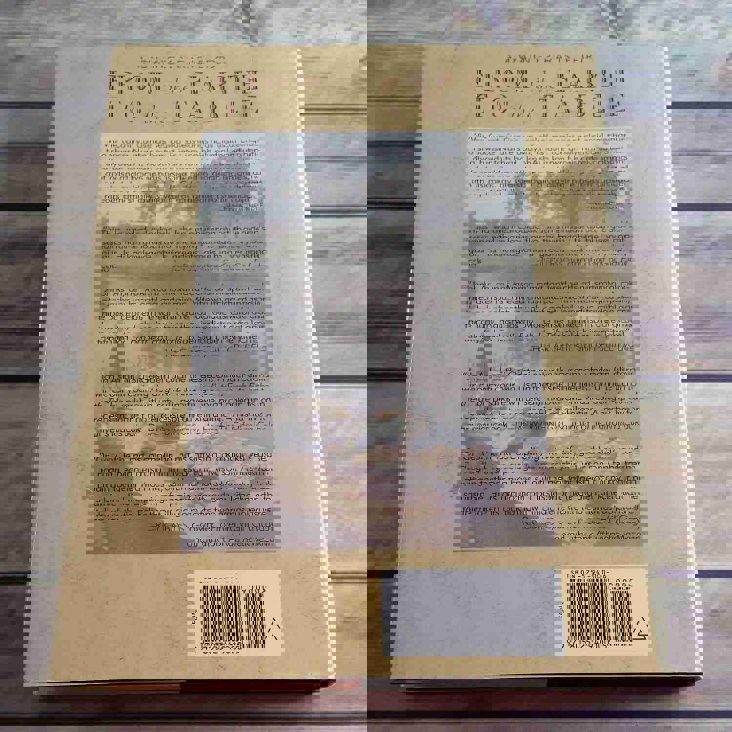 Vintage California Cookbook: From the Earth to The Table by John Ash (1995 Hardcover with Dust Jacket)