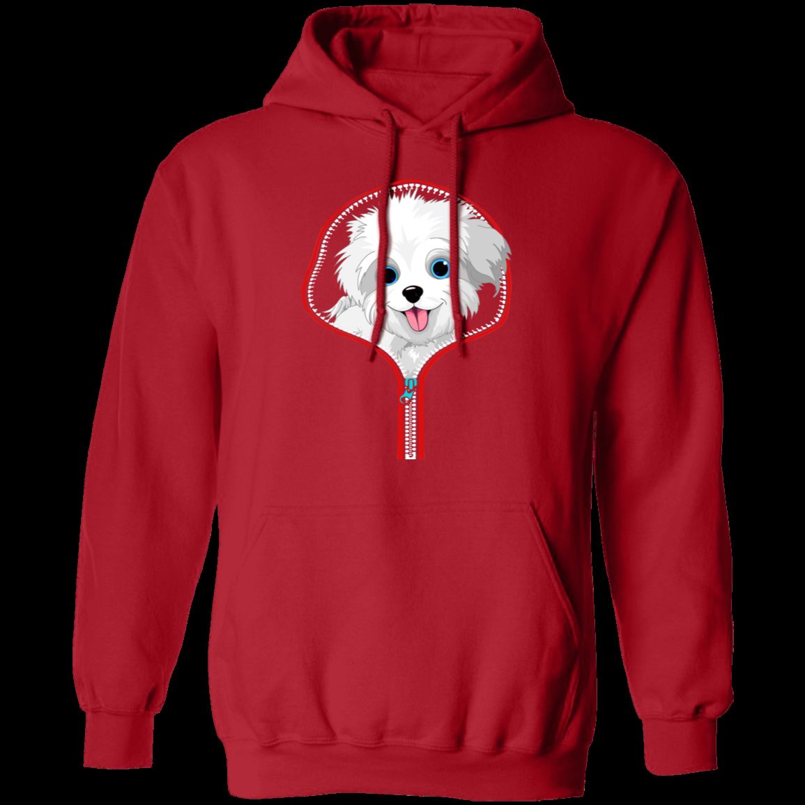 MALTESE ZIP-DOWN LADIES Pullover Hoodie 8 oz.