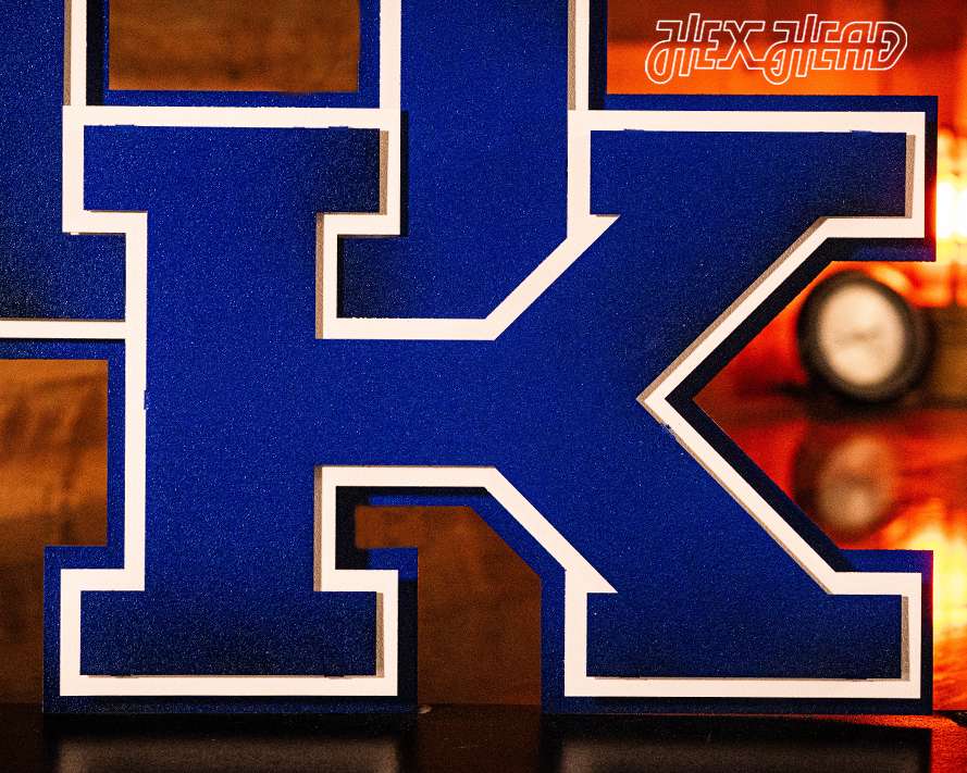 Kentucky Wildcats UK 5 Layer 3D Metal Wall Art